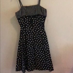 Vintage black and white polka dot!